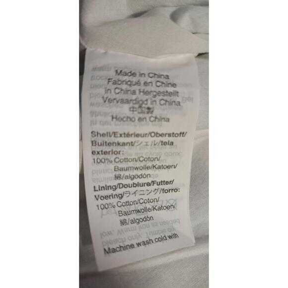 J Crew High Neck Gingham Tie Back Blue White Wide Leg Jumpsuit Size 2 L2578 - Picture 9 of 11